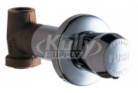 Chicago 770-665PSHCP Concealed Straight Valve