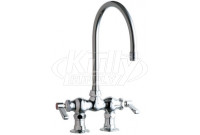 Chicago 772-GN8AE3ABCP Hot and Cold Water Sink Faucet