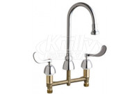 Chicago 786-245ABCP Concealed Hot and Cold Water Sink Faucet
