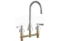 Chicago 786-E29-369ABCP Concealed Hot and Cold Water Sink Faucet