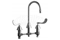 Chicago 786-E29XKABCP E-Cast Concealed Kitchen Sink Faucet