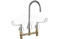 Chicago 786-E3-319XKABCP Concealed Hot and Cold Water Sink Faucet