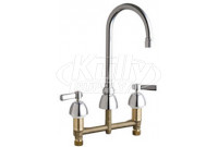 Chicago 786-E3-369VPAABCP Concealed Hot and Cold Water Sink Faucet