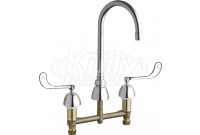 Chicago 786-E35-319ABCP Concealed Hot and Cold Water Sink Faucet