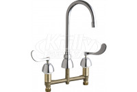 Chicago 786-E35ABCP Concealed Hot and Cold Water Sink Faucet