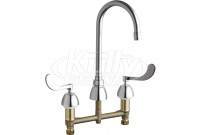 Chicago 786-E36ABCP Concealed Hot and Cold Water Sink Faucet