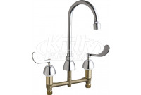 Chicago 786-E36VPABCP Concealed Hot and Cold Water Sink Faucet