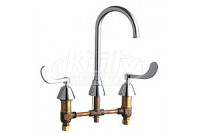 Chicago 786-GN2AFCABCP E-Cast Concealed Kitchen Sink Faucet