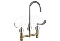 Chicago 786-GN2AFCE1ABCP Concealed Hot and Cold Water Sink Faucet