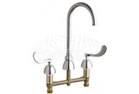 Chicago 786-GN2FC245ABCP Concealed Hot and Cold Water Sink Faucet