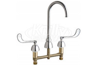 Chicago 786-GN2FC319ABCP Concealed Hot and Cold Water Sink Faucet