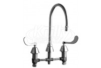 Chicago 786-GN8AE29ABCP E-Cast Concealed Kitchen Sink Faucet