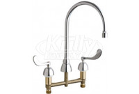 Chicago 786-GN8AE29VPABCP Concealed Hot and Cold Water Sink Faucet