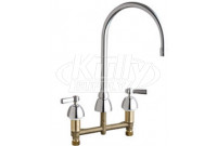 Chicago 786-GN8AE3-369XKAB Concealed Hot and Cold Water Sink Faucet