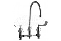 Chicago 786-GN8AE3ABCP E-Cast Concealed Kitchen Sink Faucet