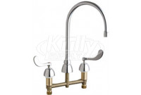 Chicago 786-GN8AE3VPAABCP Concealed Hot and Cold Water Sink Faucet