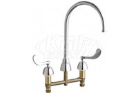 Chicago 786-GN8FCXKABCP Concealed Hot and Cold Water Sink Faucet