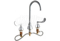 Chicago 786-HGN2FC-317AB Concealed Hot and Cold Water Sink Faucet