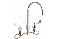 Chicago 786-HGN8AE3-317AB Concealed Hot and Cold Water Sink Faucet
