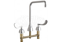 Chicago 786-HR8AE3V317AB Concealed Hot and Cold Water Sink Faucet