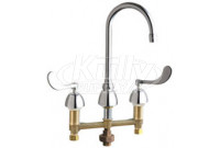Chicago 786-TWGN2AE3XKABCP Concealed Hot and Cold Water Sink Faucet with Third Water Inlet