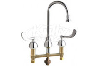 Chicago 786-TWXKABCP Concealed Hot and Cold Water Sink Faucet with Third Water Inlet