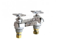 Chicago 802-633ABCP Hot and Cold Water Metering Sink Faucet