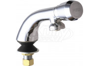 Chicago 807-665PSHABCP Single Inlet Metering Sink Faucet