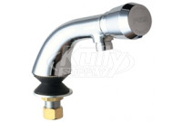 Chicago 807-E12-665PAB Single Inlet Metering Sink Faucet