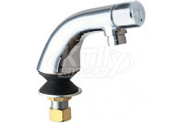 Chicago 807-E12COLDABCP Single Inlet Metering Sink Faucet