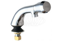 Chicago 807-E2805-665PSHAB Single Inlet Metering Sink Faucet