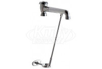 Chicago 815-SVBJKCP Rigid Atmospheric Vacuum Breaker Spout Chrome 