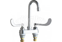 Chicago 895-319ABCP Hot and Cold Water Sink Faucet
