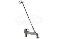 Chicago 897-SJKRCF Rigid Atmospheric Vacuum Breaker Spout Rough Chrome