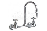 Chicago 942-CP Combo Hot & Cold Water Faucet