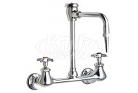 Chicago 943-CP Combo Hot & Cold Water Faucet
