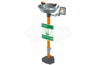 Guardian G1760P Pedestal-Mounted Eye/Face Wash (with Plastic Receptor)