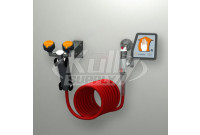 Guardian G5014 Wall-Mounted Combination Drench Hose & Eyewash