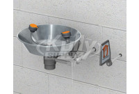 Guardian GFR1814 Freeze-Resistant Wall-Mounted Eyewash (with Stainless Steel Receptor) for 10" Wall Thickness