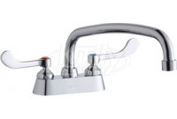 Elkay LK406AT12T4 4" Centerset Deck Mount Faucet