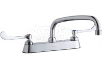 Elkay LK810AT10T6 8" Centerset Deck Mount Faucet