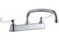 Elkay LK810AT12T4 8" Centerset Deck Mount Faucet