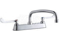 Elkay LK810AT12T6 8" Centerset Deck Mount Faucet