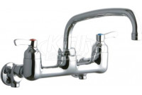 Elkay LK940AT10L2S 8" Centerset Wall Faucet