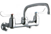 Elkay LK940AT10T4S 8" Centerset Wall Faucet