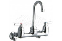 Elkay LK940GN04L2S 8" Centerset Wall Faucet
