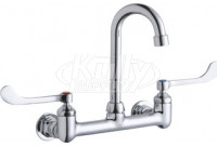 Elkay LK940GN04T6H 8" Centerset Wall Faucet