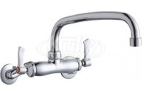 Elkay LK945AT10L2T Wall Mount Faucet, 3"-8" Adjustable  Centers