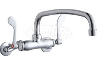 Elkay LK945AT12T4T Wall Mount Faucet, 3"-8" Adjustable  Centers