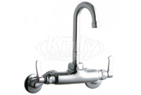 Elkay LK945GN04L2T Wall Mount Faucet, 3"-8" Adjustable  Centers